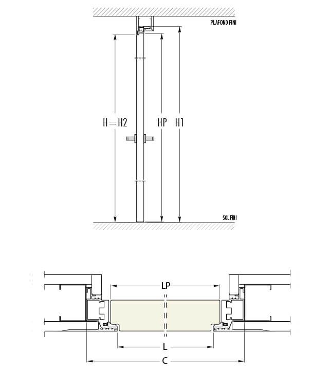 Syntesis® Areo, la porte de placard invisible