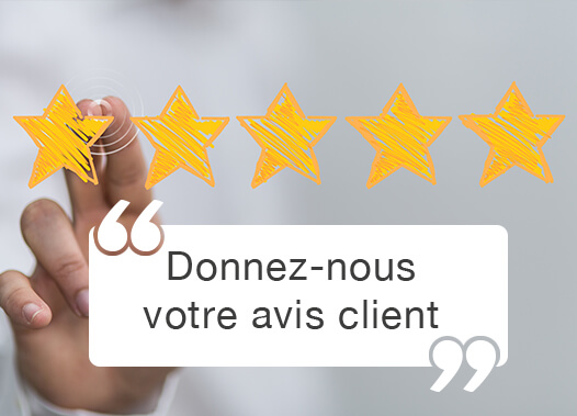 avis client visuel