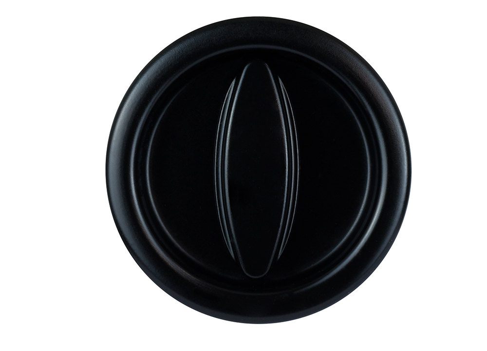 Poignée de porte intérieur ronde - Noir brossé – Poignees2porte