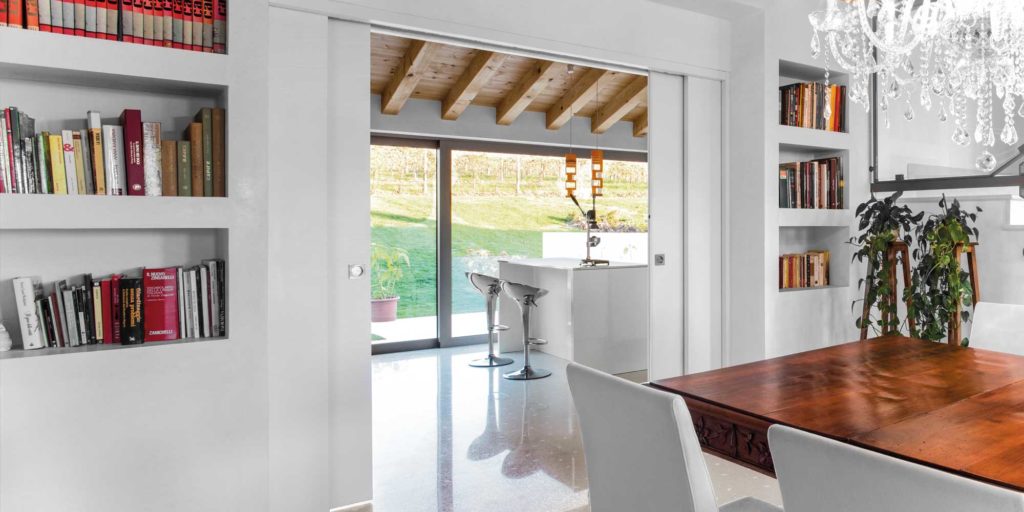 Châssis pour porte coulissante Télescopique Extension ECLISSE