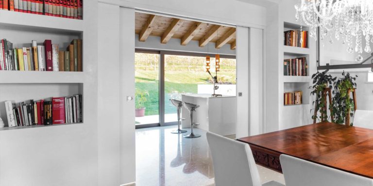 Châssis pour porte coulissante Télescopique Extension ECLISSE