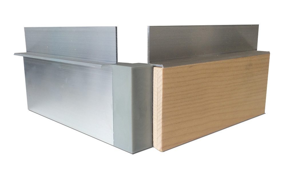 Supports de plinthes à fleur de mur