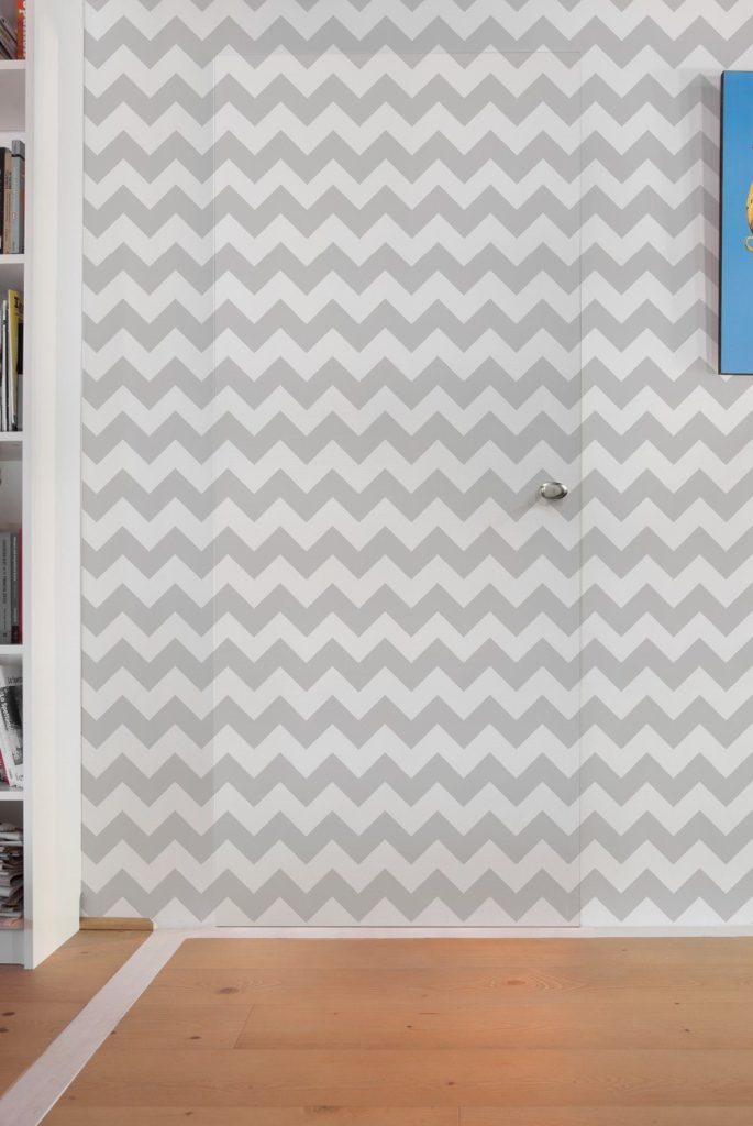 Motifs graphiques pour porte invisible Syntesis Battant