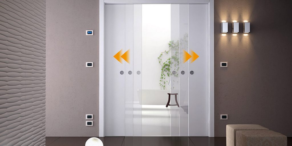 Accessoire ECLISSE automatisme pour porte double, ouvrir une porte double vantaux en manipulant un seul vantail