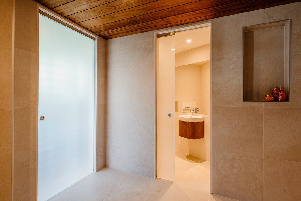 Porte en verre translucide sans habillage modèle Syntesis