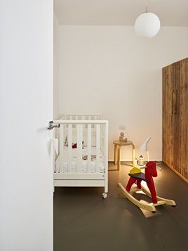 Espace nuit des enfants de ce projet d'agencement du duplex