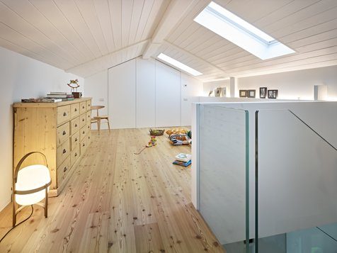 Un étage optimisé et bien pensé pour ce projet de rénovation d'un duplex