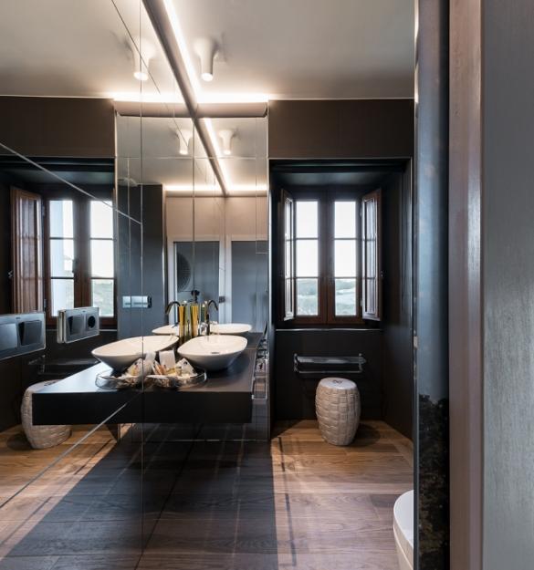 Une salle de bain atypique et charmante pour un projet de rénovation de phare