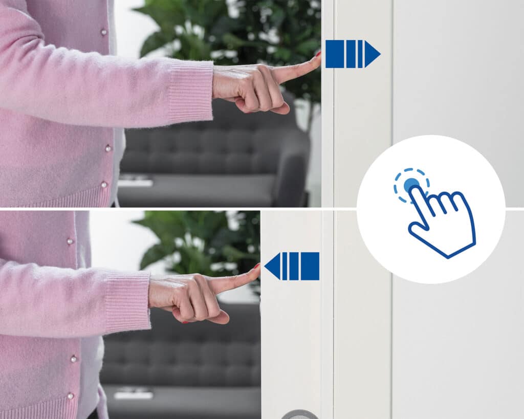 Push-pull accessoire pour porte coulissante ECLISSE