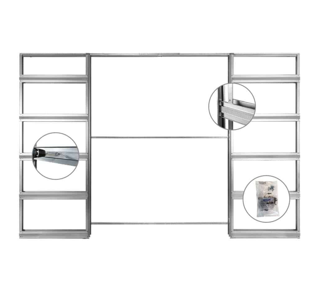 Châssis Extension version <b>plaques de plâtre</b>