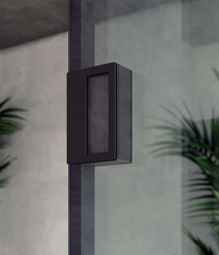Poignée simple série ECLISSE pour portes en verre et aluminium