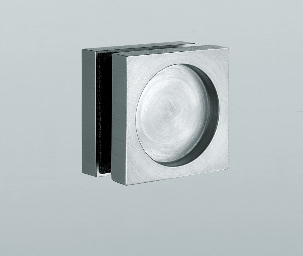 Poignée ECLISSE Myrta pour portes coulissantes tout verre sans serrure