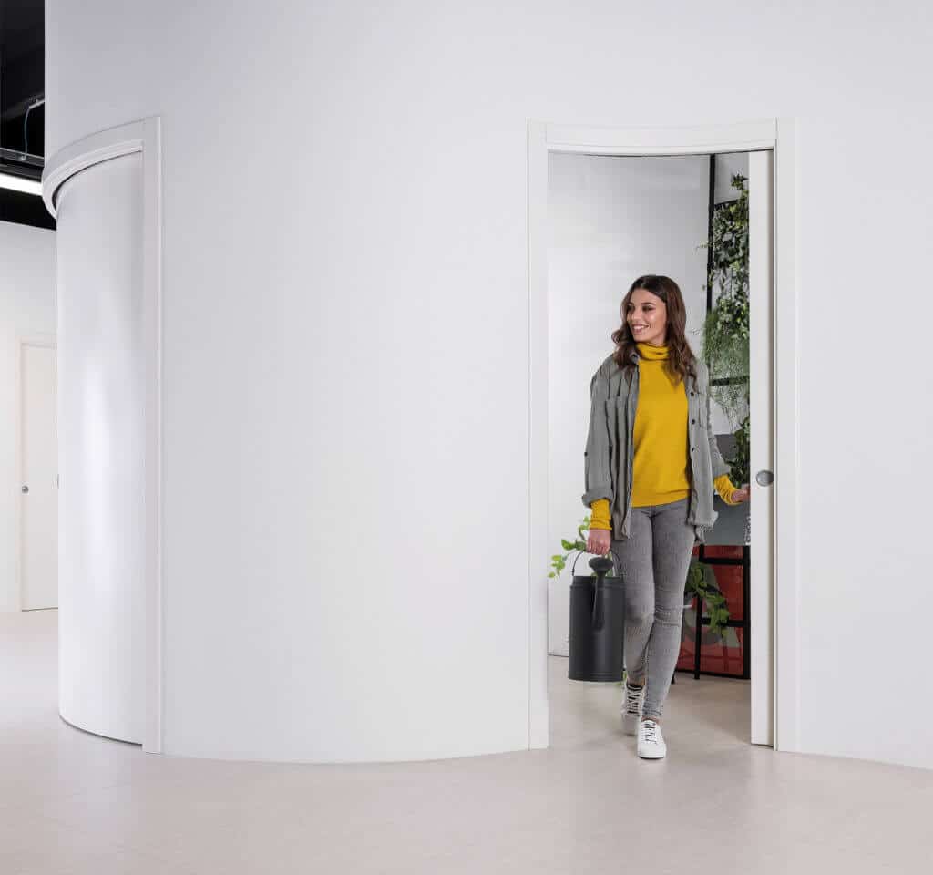 ECLISSE Circulaire, châssis pour portes escamotables cintrées