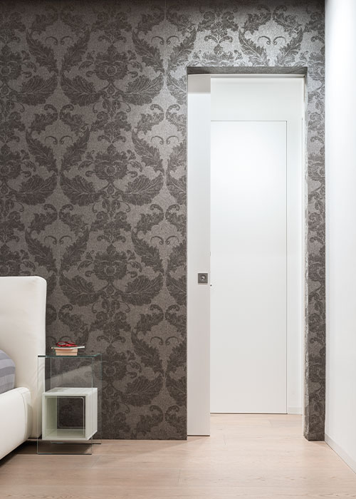 porte coulissante invisible Syntesis Line par ECLISSE