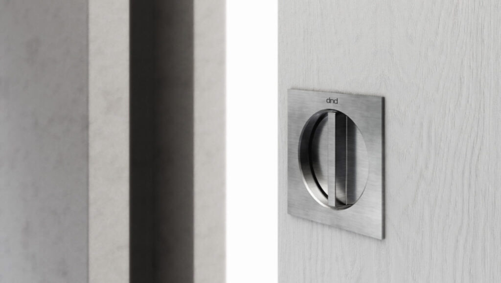 poignées pour portes coulissantes à fleur de mur