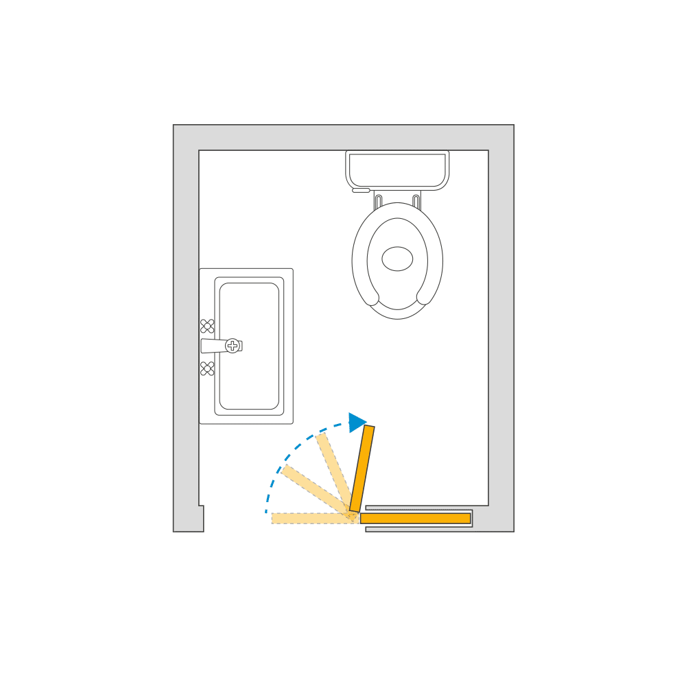controtelaio per porta a libro