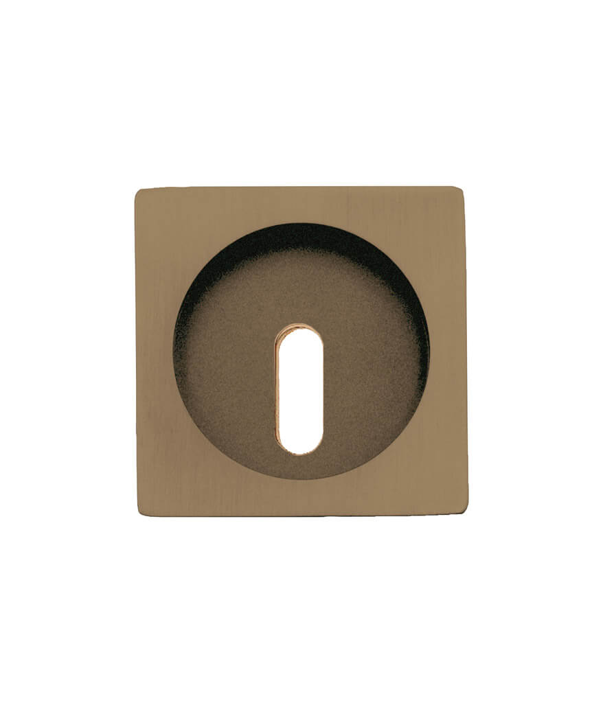 ECLISSE maniglia 40+uno con chiave Bronze
