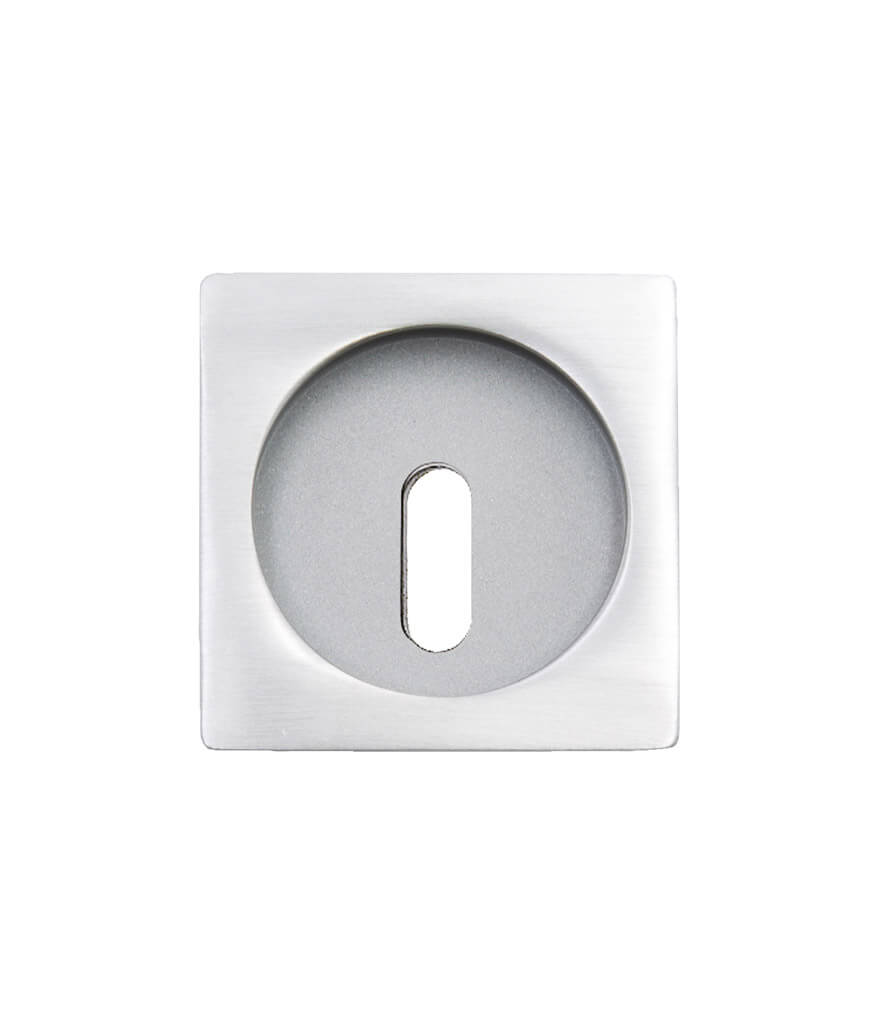 ECLISSE maniglia 40+uno con chiave cromo satinato