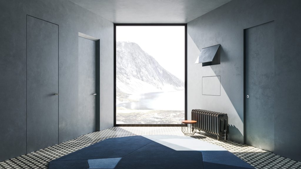 Syntesis Collection gamme de porte coulissante et battante affleurante