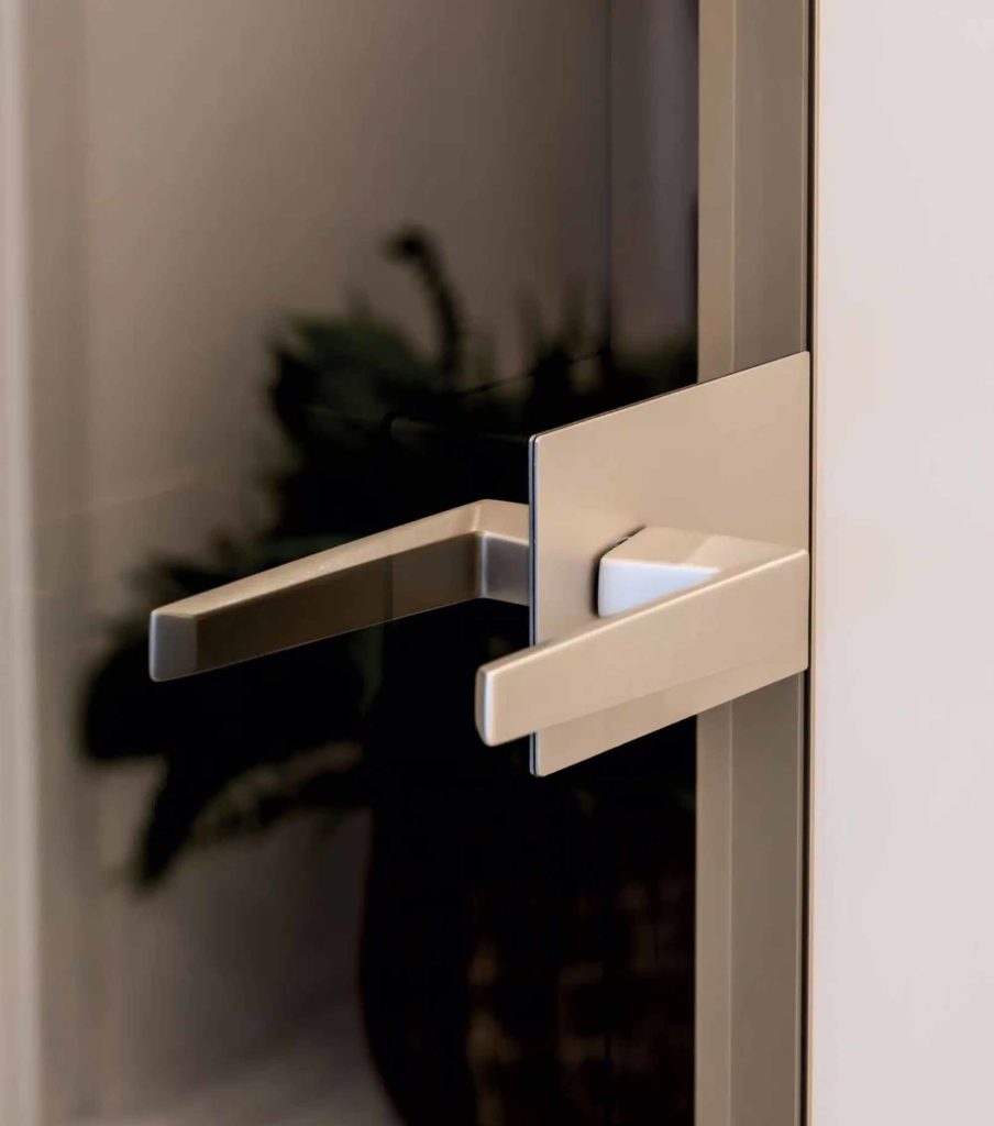 Poignée pour porte battante verre et aluminium ECLISSE