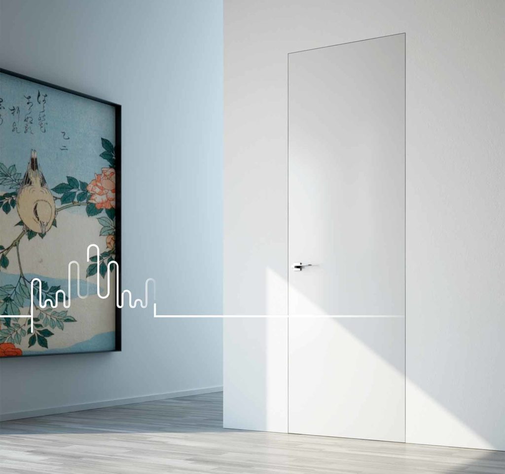 ECLISSE Syntesis Battant acoustique porte battante affleurante