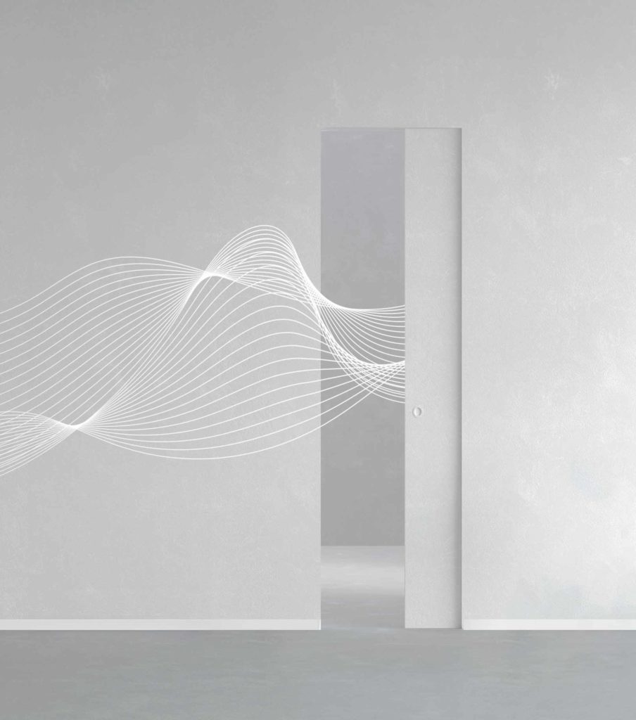 ECLISSE Syntesis Line acoustique porte coulissante sans habillage invisible