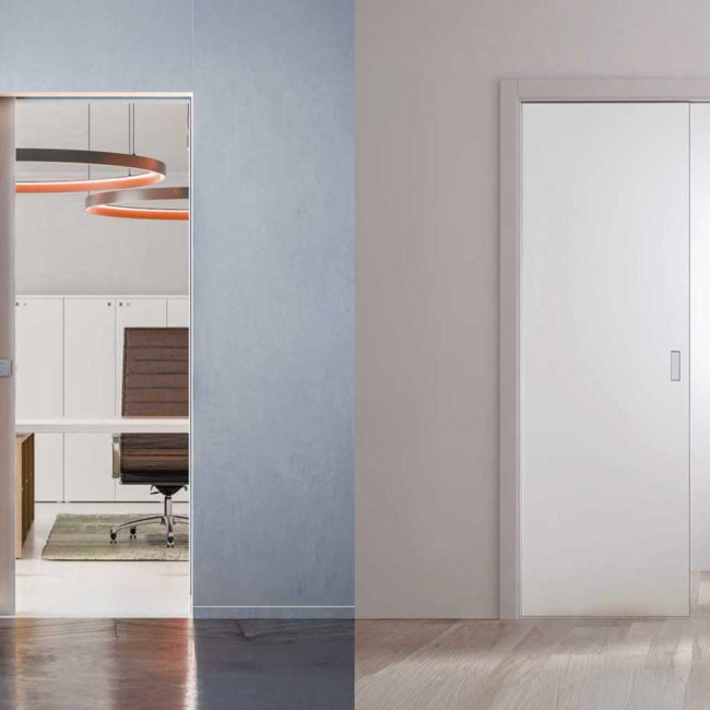 Eclisse vous offre des portes coulissantes invisibles alliant design, innovation et respect des normes de qualité et de sécurité.