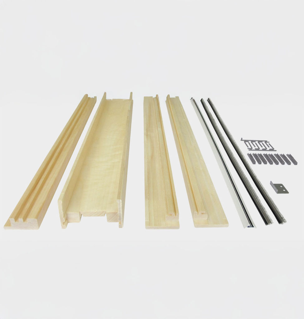 Habillage Speedy ECLISSE pour porte coulissante bois 40 mm