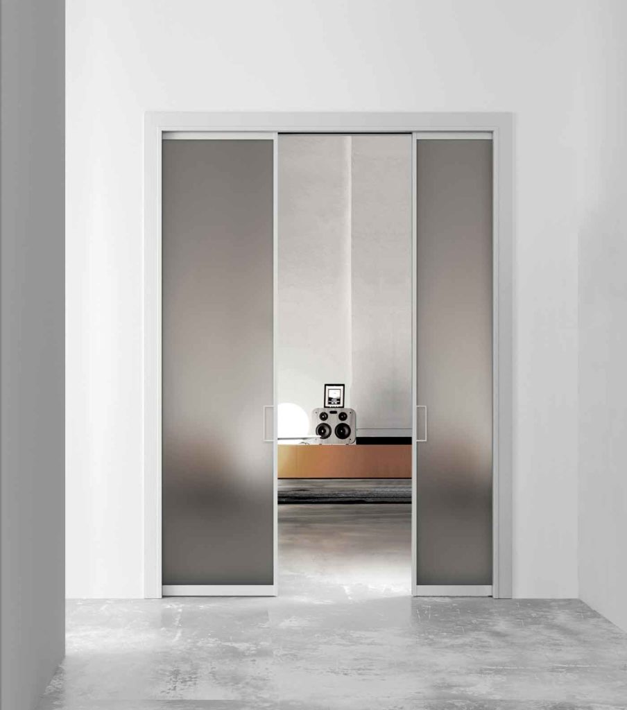 Portes Verre et aluminium Extension ECLISSE