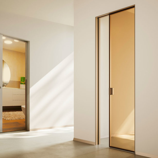 Les portes coulissantes offrent une solution pratique et esthétique pour séparer les espaces tout en garantissant luminosité et flexibilité.