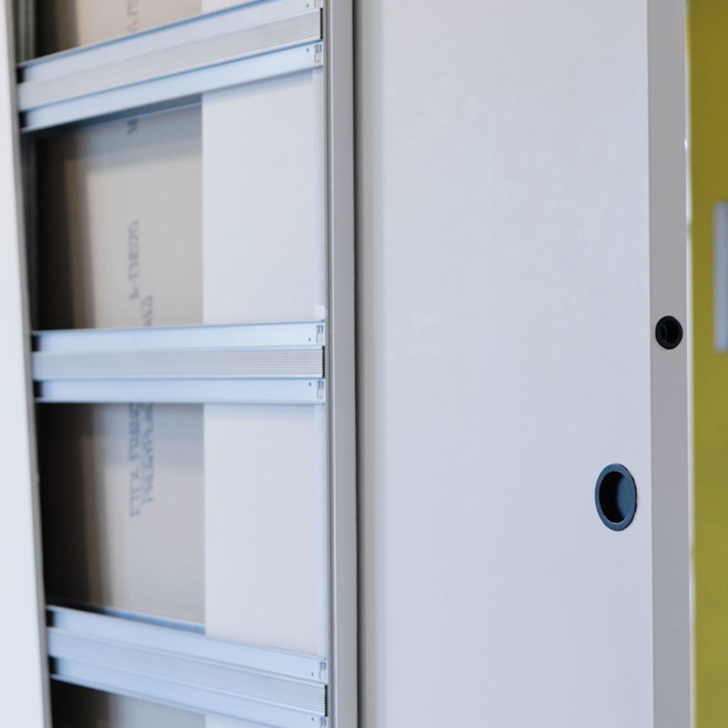 Détails du châssis Syntesis Line ECLISSE France, détail du showroom à retrouver dans notre vidéo