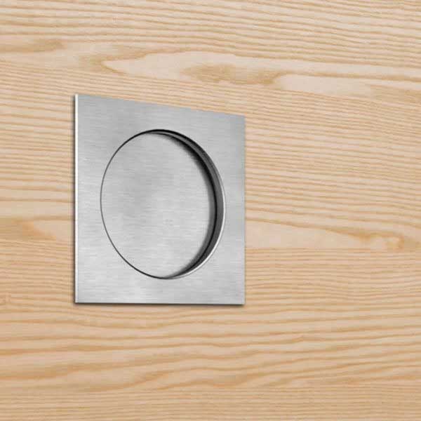 Poignée pour porte coulissante modèle quadro