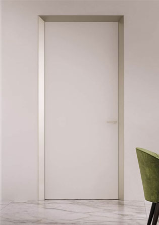 Porte battante affleurante et architecturale ECLISSE 40 d'ECLISSE France