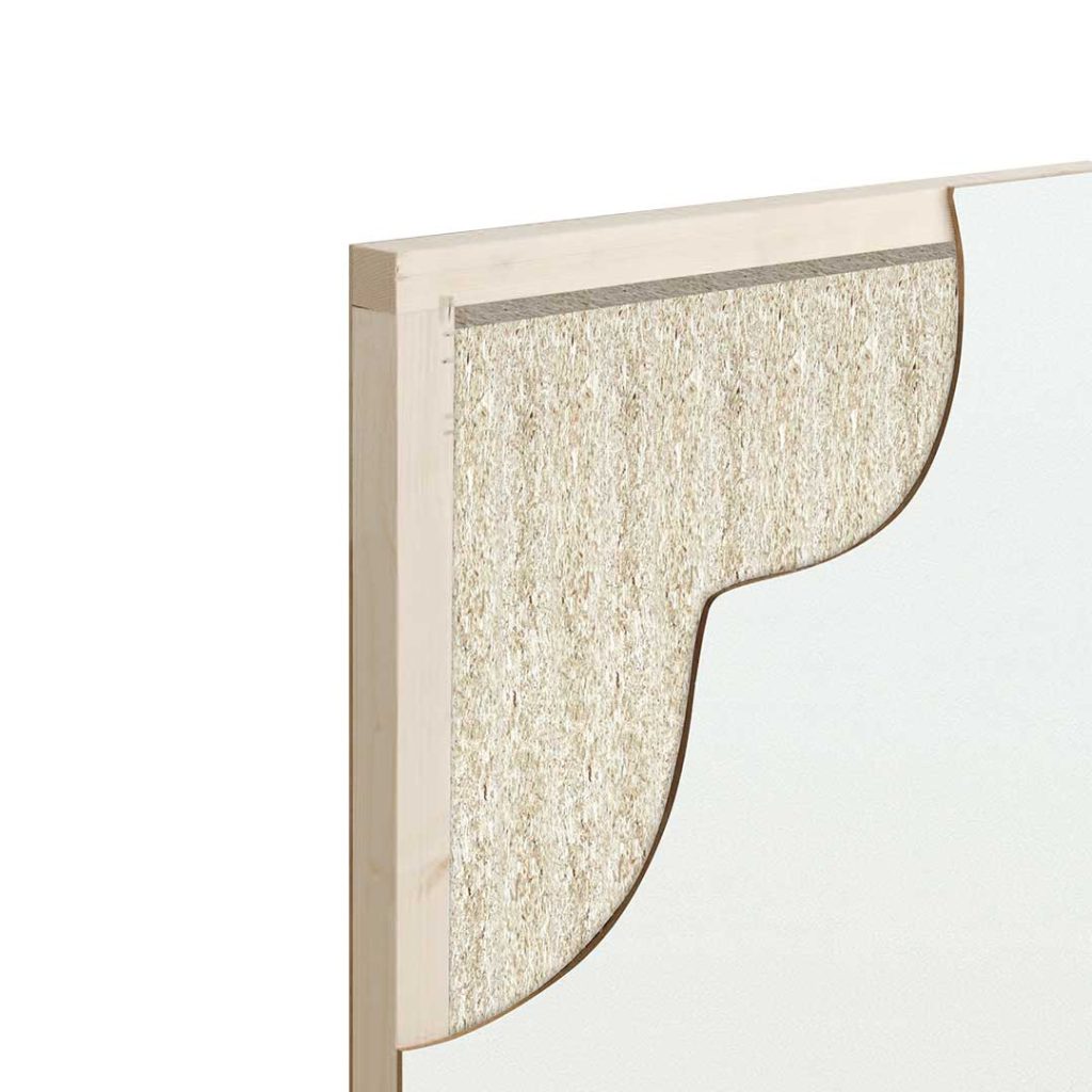 Panneau de porte âme pleine ECLISSE