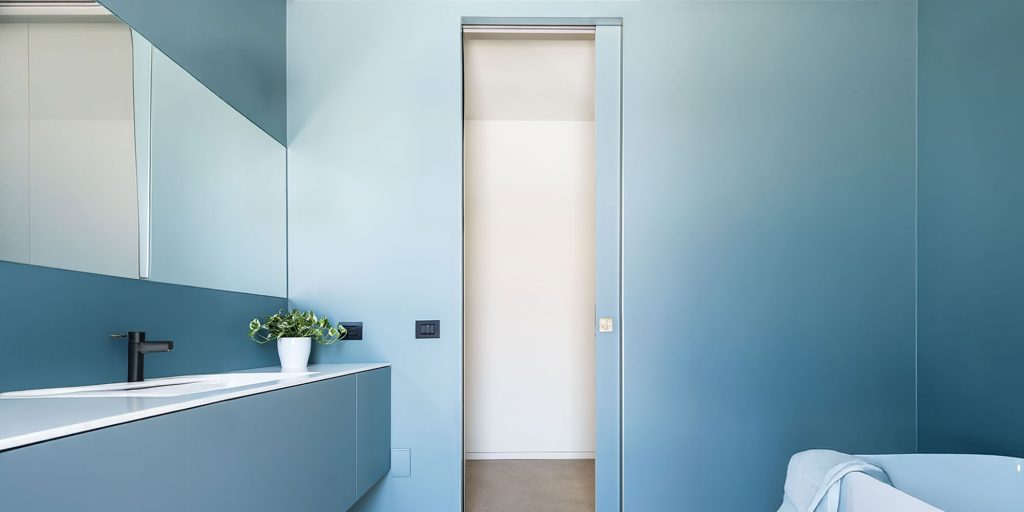 Porte coulissante pour salle de bain, quelles solutions